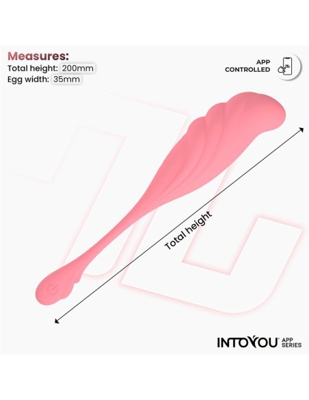 Huevo Vibrador con Movimiento Waving con APP USB