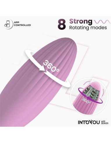 Huevo Vibrador con Bolas Internas con Rotacion y APP USB