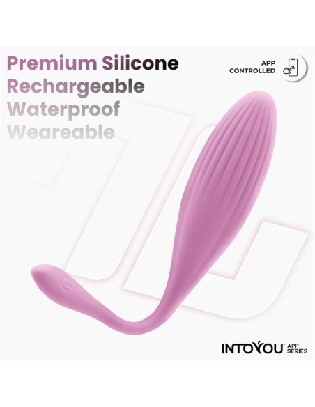 Huevo Vibrador con Bolas Internas con Rotacion y APP USB