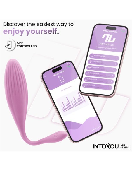 Huevo Vibrador con Bolas Internas con Rotacion y APP USB