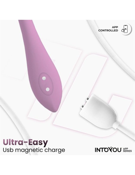 Huevo Vibrador con Bolas Internas con Rotacion y APP USB