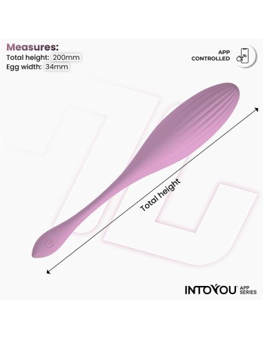 Huevo Vibrador con Bolas Internas con Rotacion y APP USB