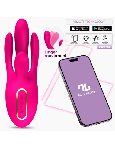 Derek Vibrador con Movimiento Finger 3 Motores y APP