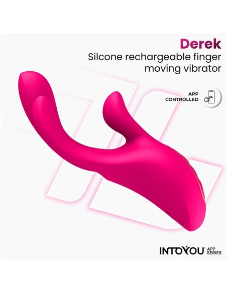 Derek Vibrador con Movimiento Finger 3 Motores y APP