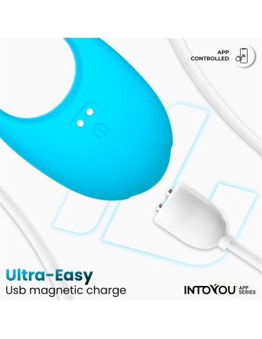 Ringo Anillo Vibrador con APP Unibody Azul