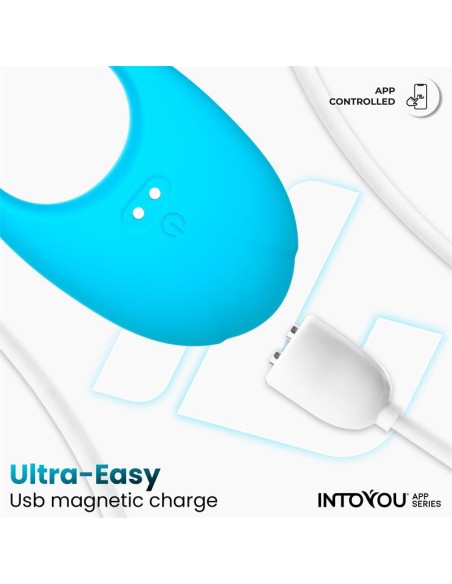 Ringo Anillo Vibrador con APP Unibody Azul