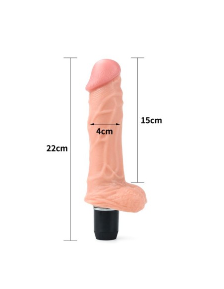 Dildo Flexi 9 con Vibracion Natural Dildo Flexi 9 con Vibracion Natural