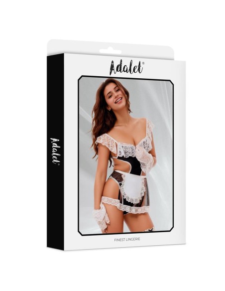 Rylee Disfran Bodysuit Delantal Guantes y Liga