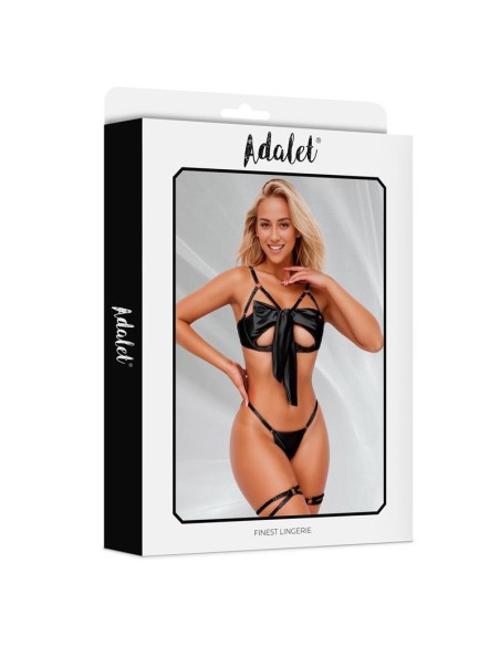 Lauren Set de Sujetador con Lazo Tanga y Ligas