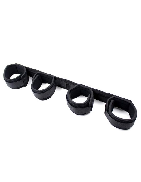 Barra Espaciadora con Barra Rigida y Esposas con Esponja Barra Espaciadora con Barra Rigida y Esposas con Esponja