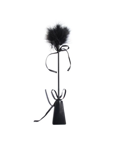 Plumero y Fusta 2 en 1 49 cm Negro