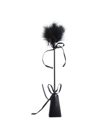 Plumero y Fusta 2 en 1 49 cm Negro