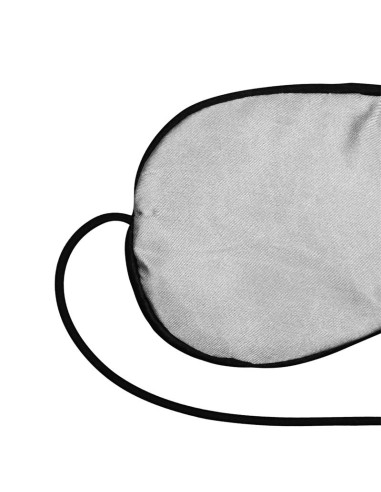 Antifaz Plateado y Negro con Elastico