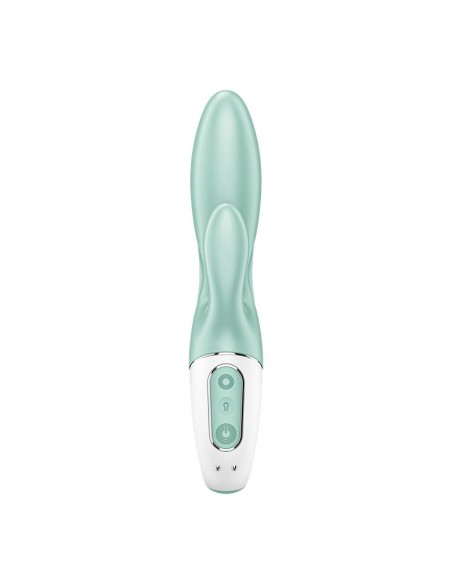 Vibrador con Funcion de Inflado Air Pump Bunny 5 con APP Satisfyer Connect