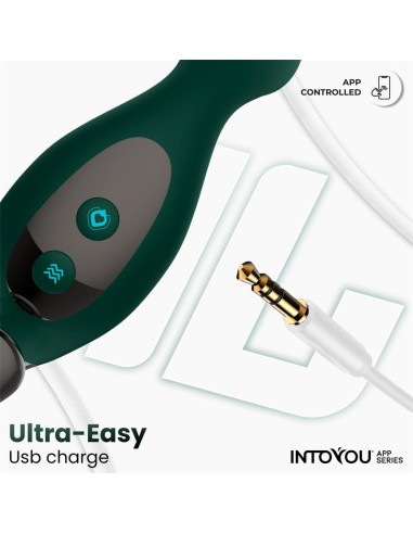 Greeny Masajeador Prostatico con Finger Wiggling y App