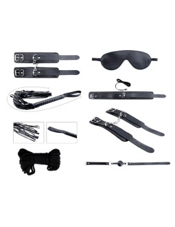 Secret Desires Black Kit de 8 Piezas BDSM