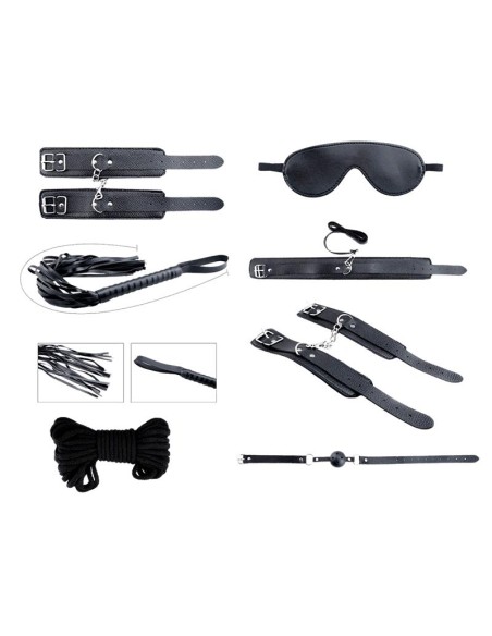 Secret Desires Black Kit de 8 Piezas BDSM