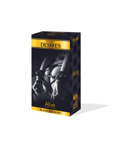 Secret Desires Black Kit de 8 Piezas BDSM