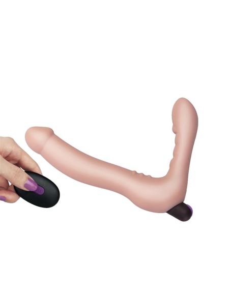 Doble Dildo Strapless Silicona USB