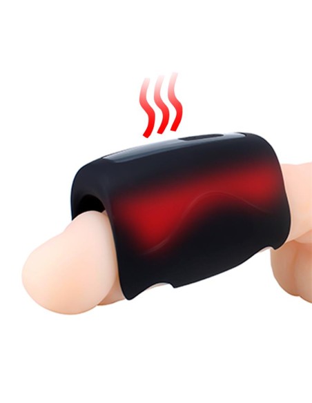 Waver Masturbador Masculino Funcion Calor y Vibracion Flexible USB Silicona