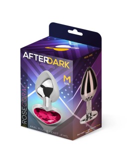 Plug Anal con Joya de Corazon Rose Coral Talla M 2