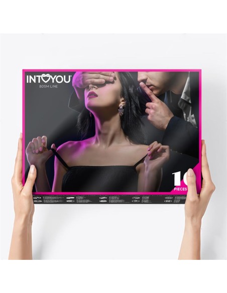 Set Bondage de 10 Piezas Purpura Set Bondage de 10 Piezas Purpura