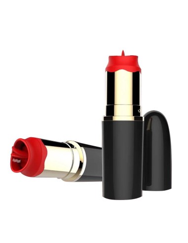 Estimulador de Pintalabios con Lengua Estimuladora USB Negro