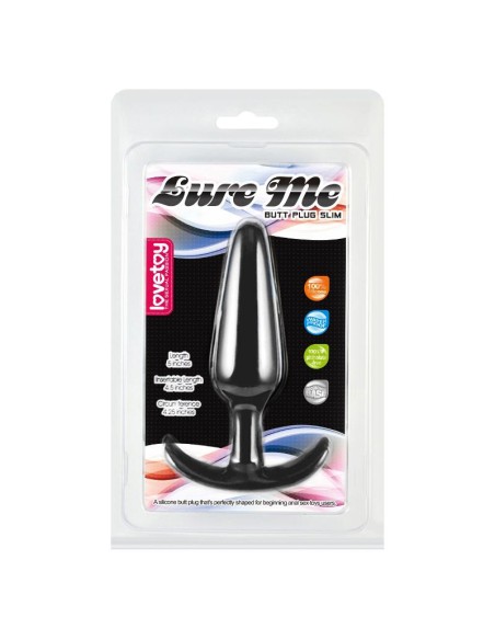 Plug Anal Lure Me Talla L Negro