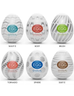 Pack de 6 Huevos Tenga Egg Standard Package 2