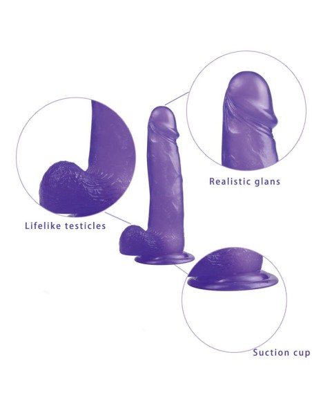Dildo Jelly Studs 8 Purpura
