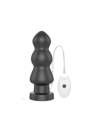 Plug Anal con Vibración King Sized 7.8 Negro|A Placer