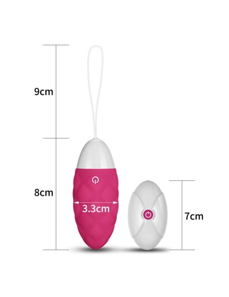Huevo Vibrador iJoy Control Remoto USB Rosa