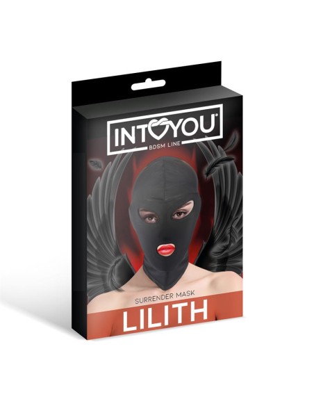 Lilith Mascara de Incognito Abertura en la Boca y Ojos Color Negro