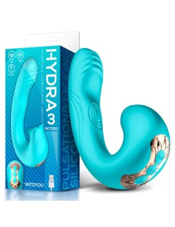 Hydra Vibrador con Pulsacion y Lengua Estimuladora de Clitoris 3 Motores USB