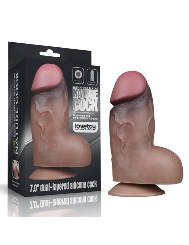 Dildo Doble Capa Silicona Platinum 7