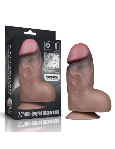 Dildo Doble Capa Silicona Platinum 7
