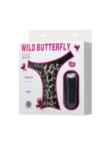 Wild Butterfly Braguita con Bala Vibradora y Control Remoto