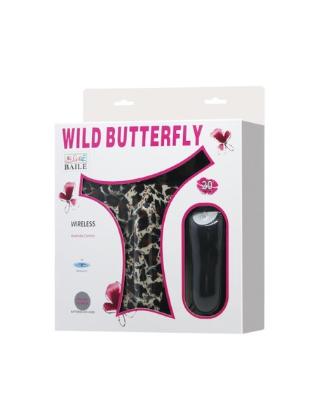 Wild Butterfly Braguita con Bala Vibradora y Control Remoto