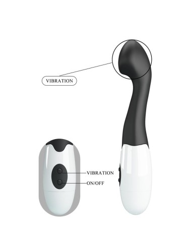 Vibrador Charles 30 funciones Negro