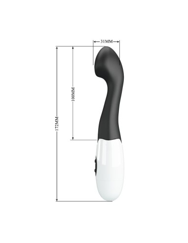Vibrador Charles 30 funciones Negro