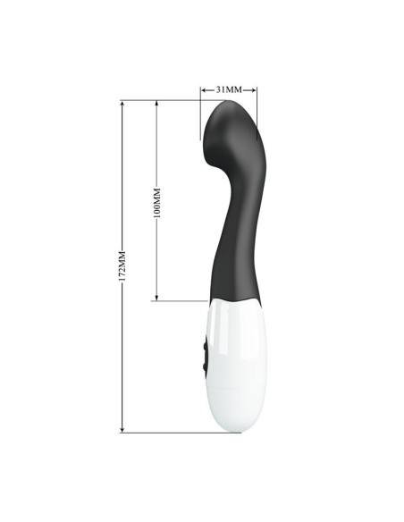 Vibrador Charles 30 funciones Negro