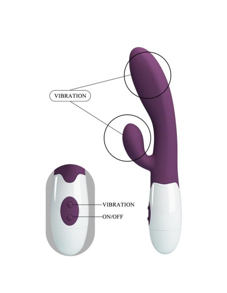 Alvis Vibrador 30 funciones Purpura