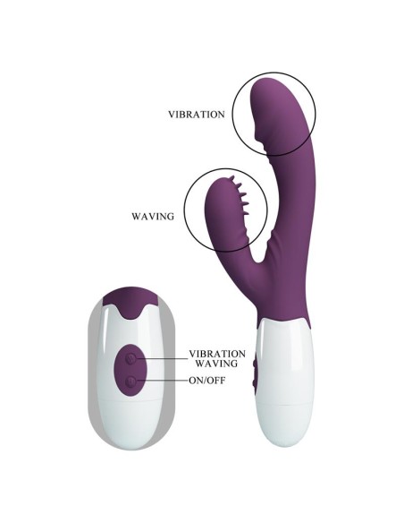 Vibrador Andre 30 funciones Purpura