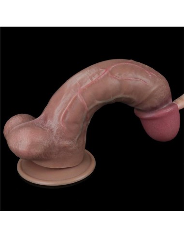 Dildo Doble Capa Silicona Platinum 105