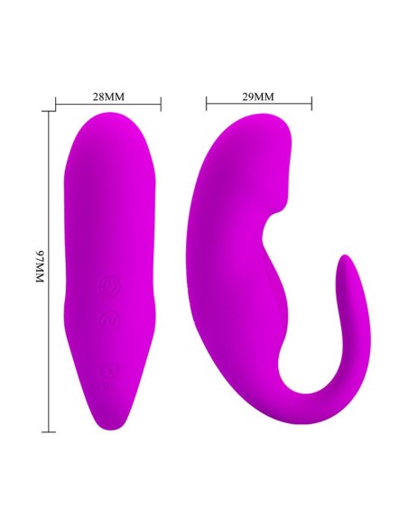 Juguete para Parejas con Control Remoto Rosa