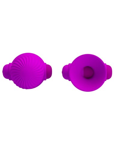 Funda para los Pezones con Vibracion Rosa