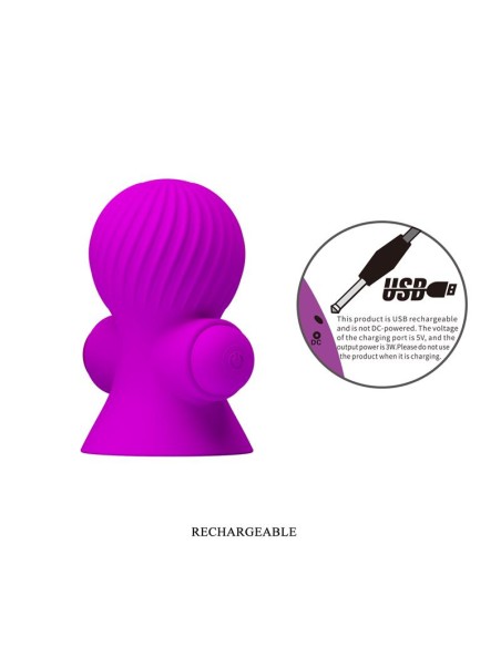Funda para los Pezones con Vibracion Rosa Funda para los Pezones con Vibracion Rosa