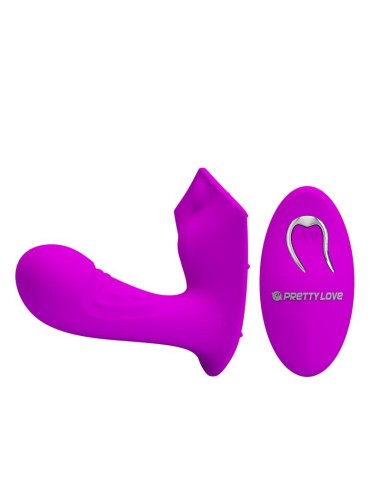 Willie Estimulador con Control Remoto Rosa