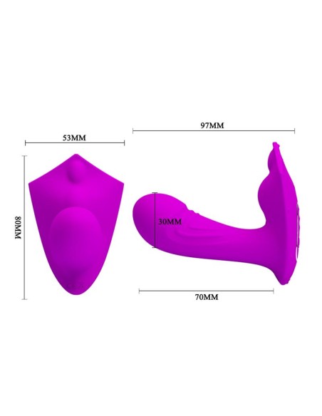 Willie Estimulador con Control Remoto Rosa