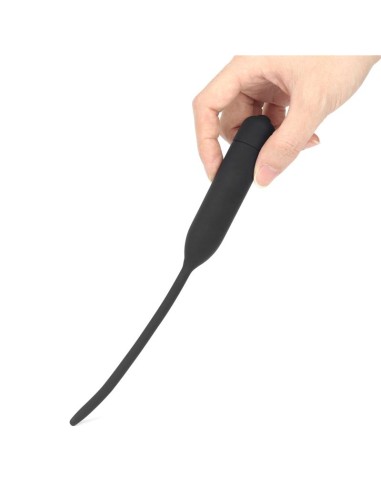 Dilatador de Uretra con Vibracion Negro
